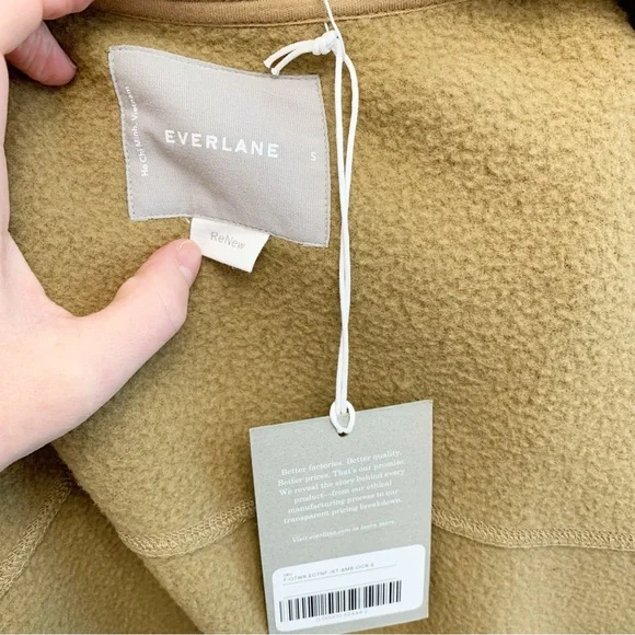 Everlane The Renew Teddy Bomber Ochre Small - Picture 11 of 14